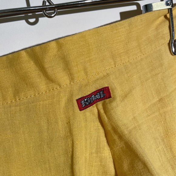 Killah | YELLOW LINEN PANTS - Picture 3 of 6
